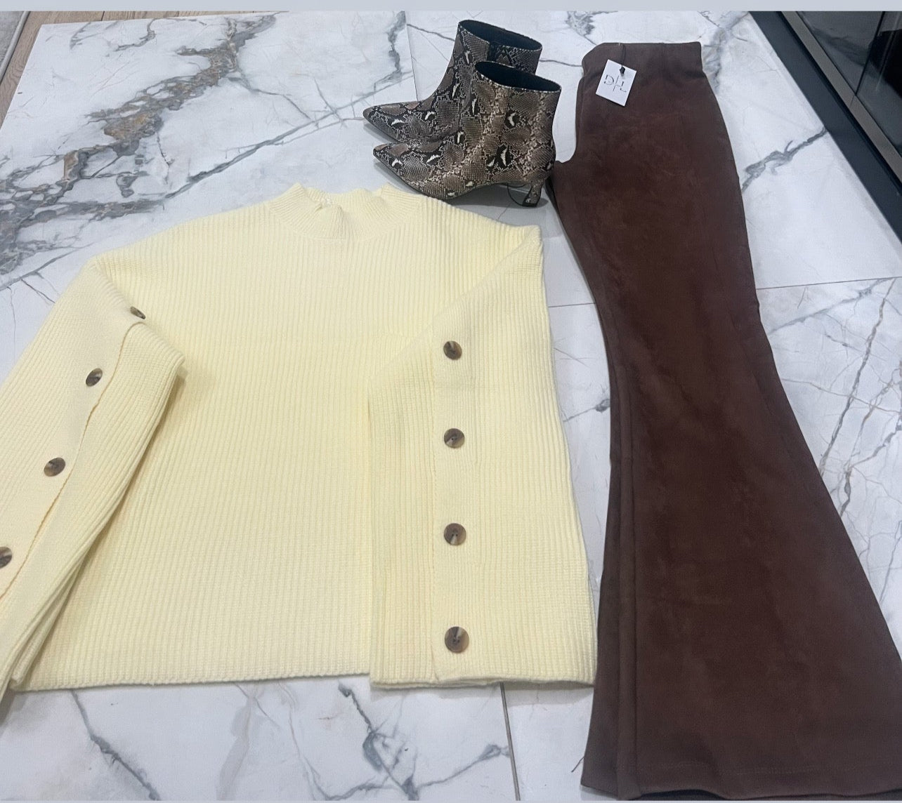 Coffee Suede Pants