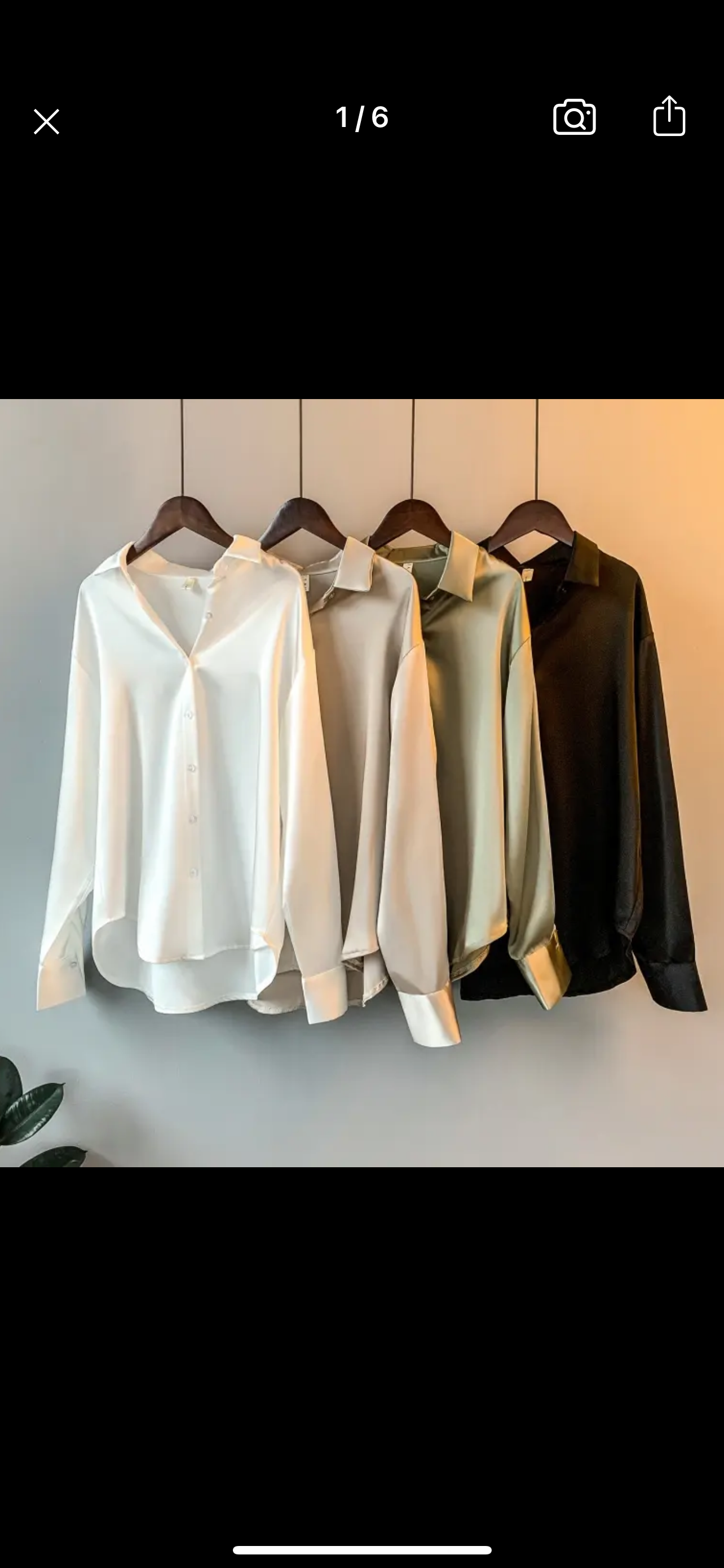 Champagne Satin Shirt