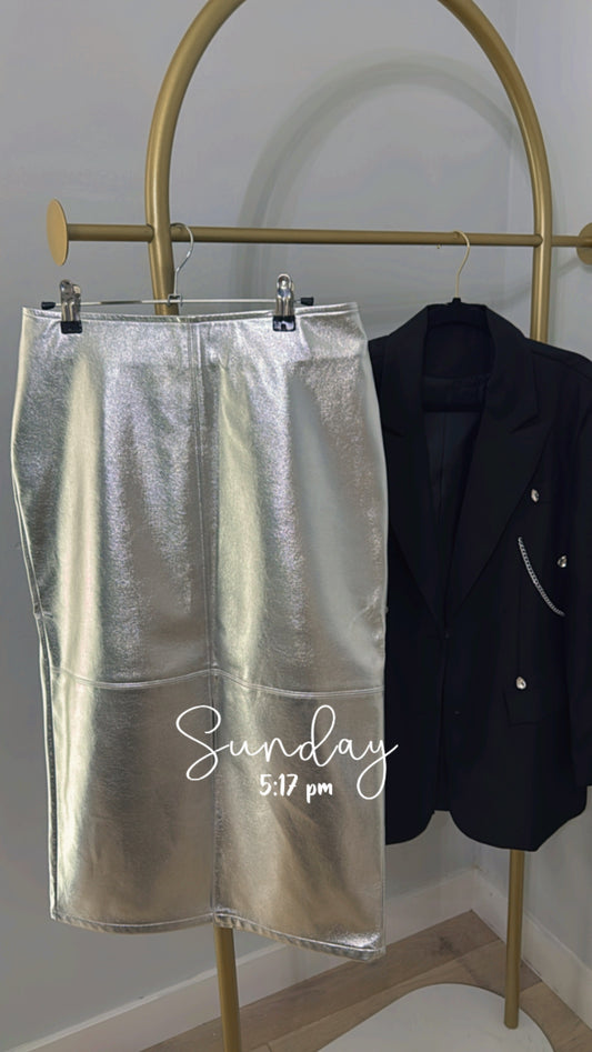 High Quality Leather Skirt