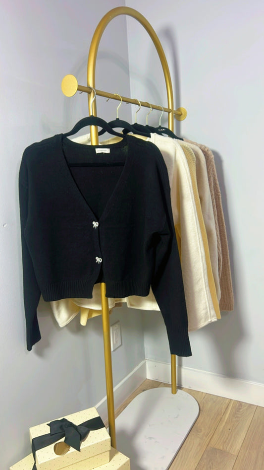Black Bow Sweater