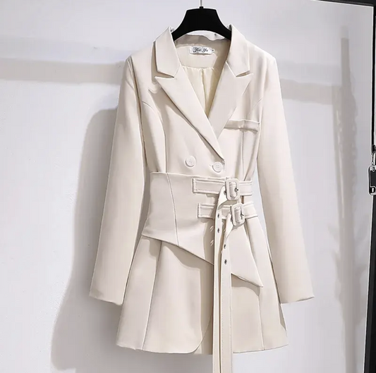 High Quality Elegant Beige Blazer/Dress/Jacket